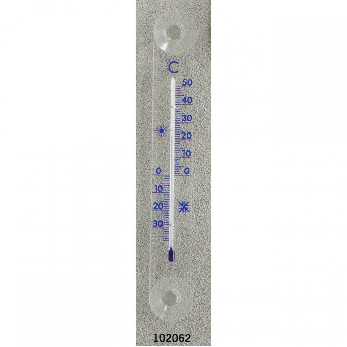 Thermomètre De Fenêtre Avec Ventouse - Analogique, Facile à Lire De L'intérieur - Pour Maison Et Bureau