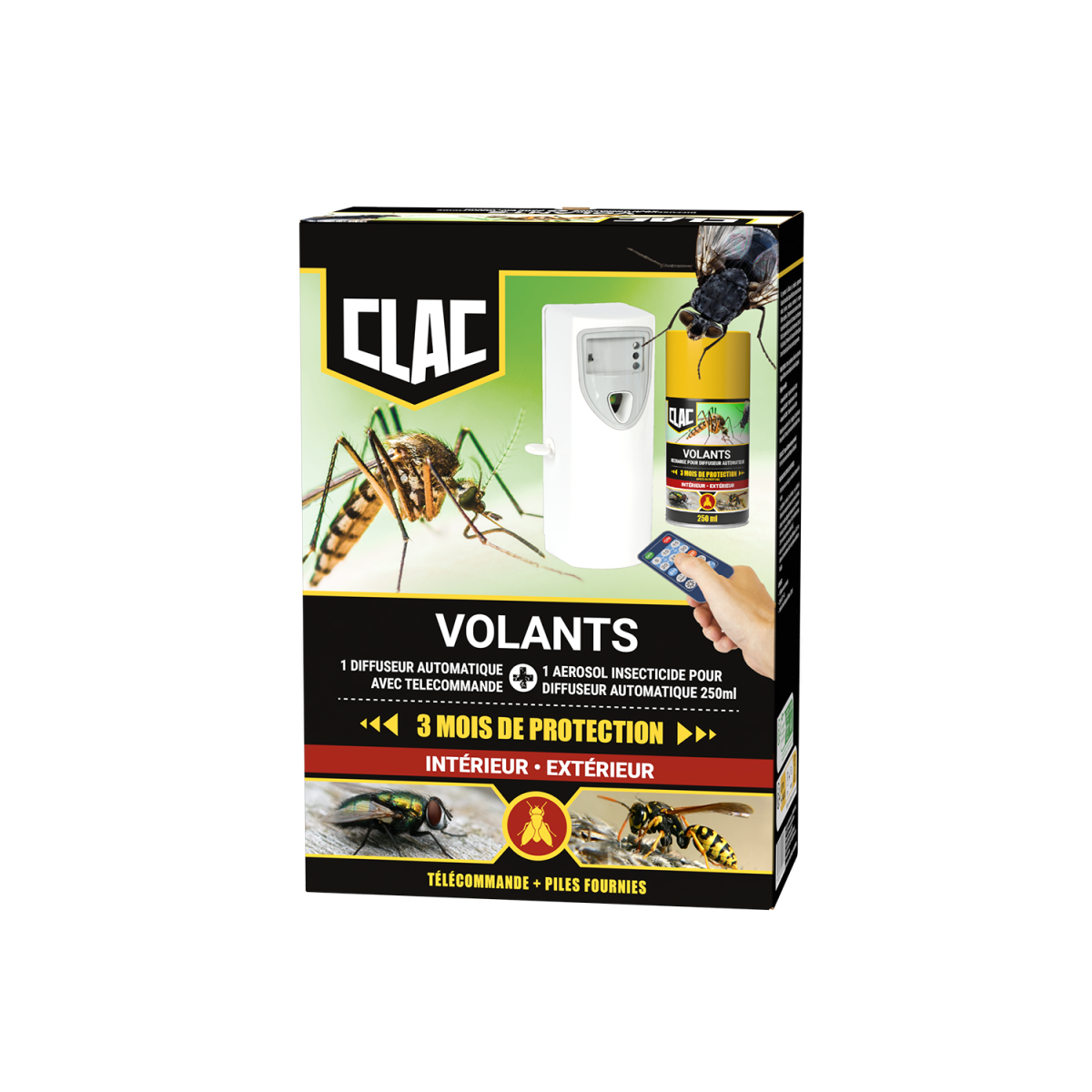 Lot diffuseur élestrique + insecticides volants 250 ml