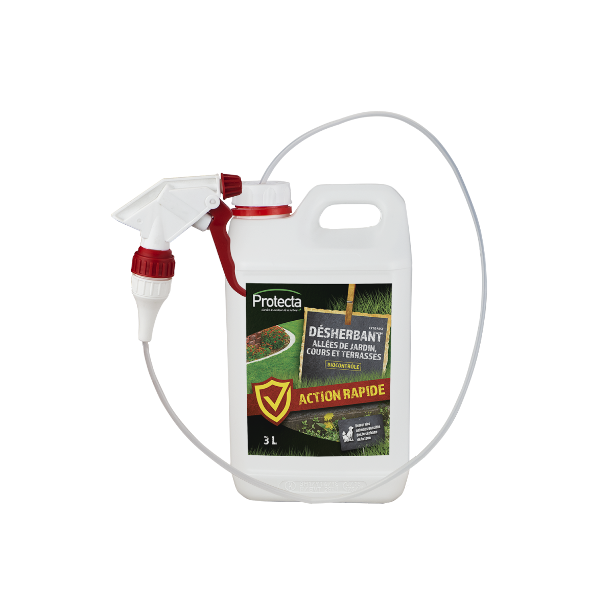Déserbant jardin prêt à l'emploi 3 litres