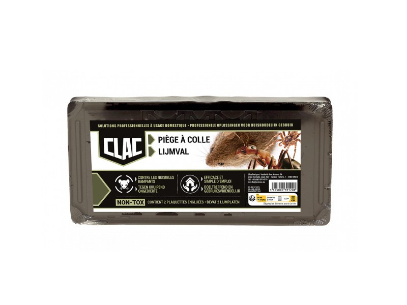 2 plaques Piège à colle rongeurs et insectes rampants