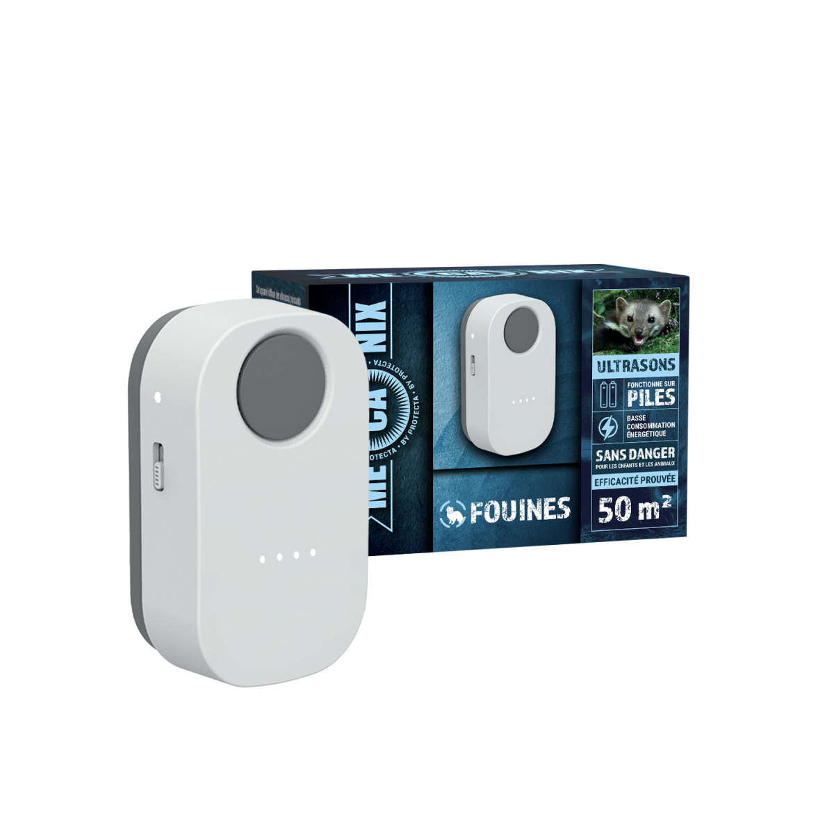 Ultrason fouines et martres 50 m²