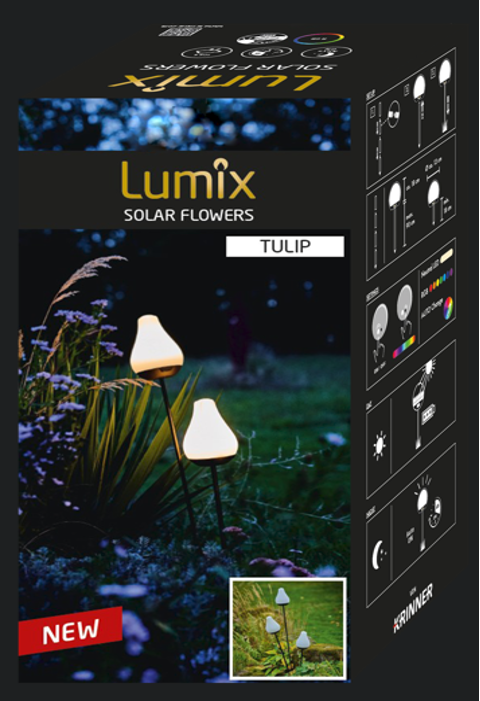 LUMIX SOLAR FLOWERS TULIP FLEUR SOLAIRE LUMIERE
